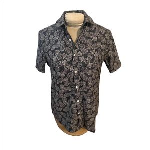 PD&C Paper Denim and Cloth Blue Hawiian Pineapple Shirt

Size M